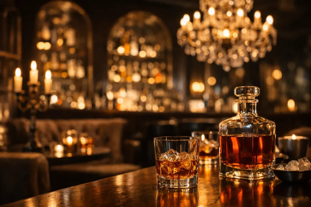 Bar mit Whiskey Wien für lange Nächte
