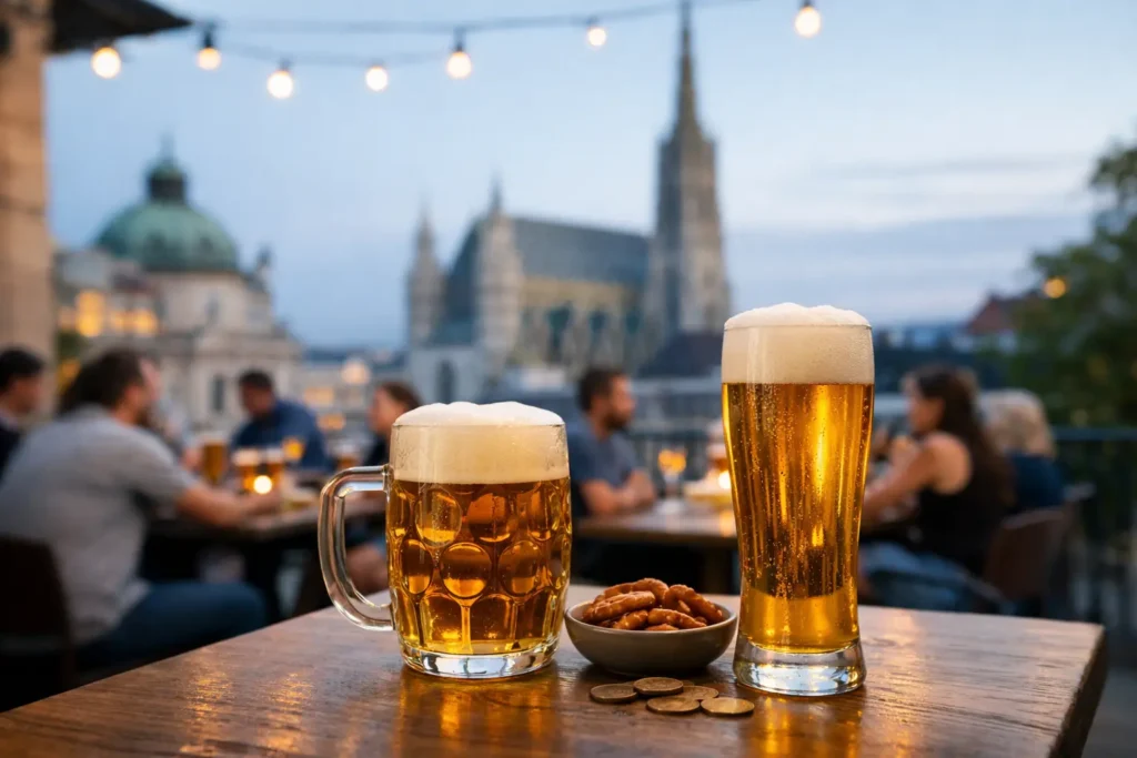 Bier Happy Hour in Wien - zahlt sie sich aus?