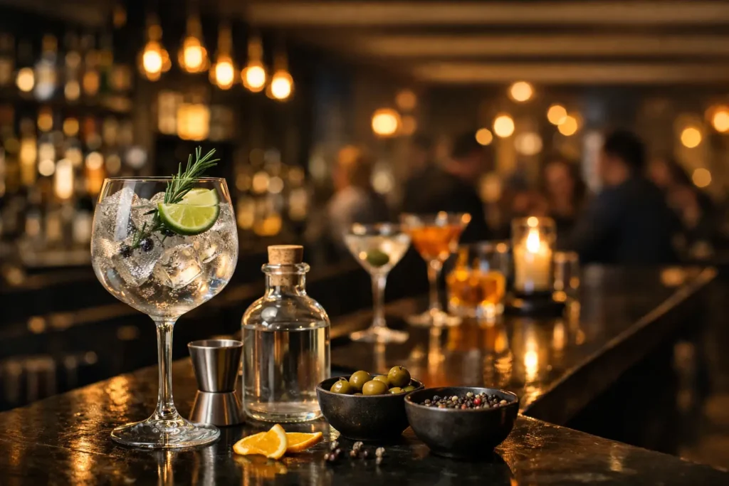 Gin Bar Innenstadt Wien mit Stimmung