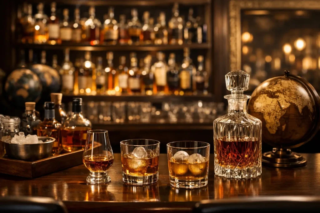 Whiskey aus aller Welt Bar in Wien