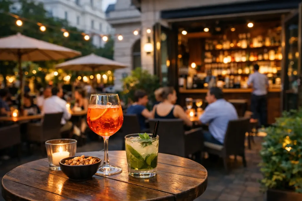 Bar mit Gastgarten in Wien - worauf's ankommt