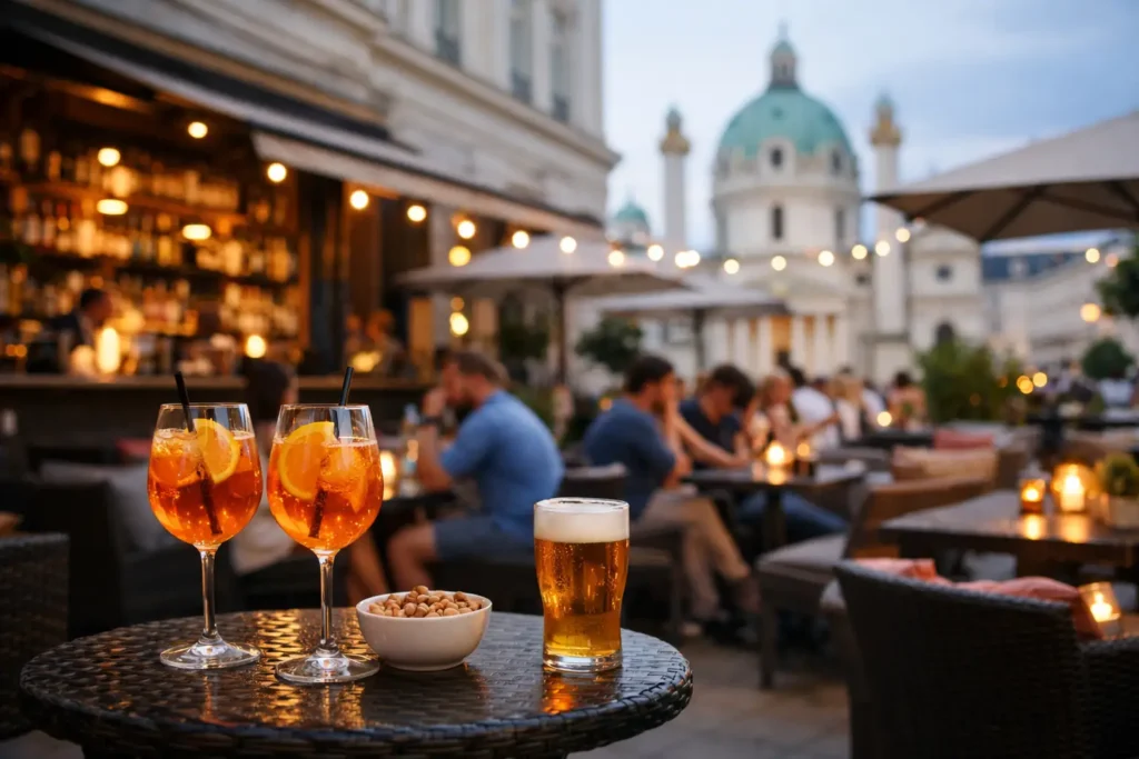 Bar mit Schanigarten in Wien finden