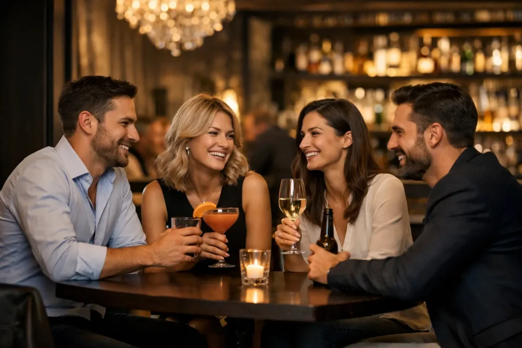 Abend mit Freunden in Wien bar - worauf’s ankommt