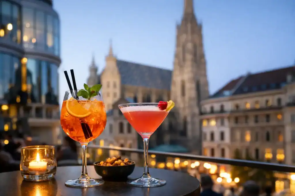 Cocktails nahe Stephansplatz entspannt genießen